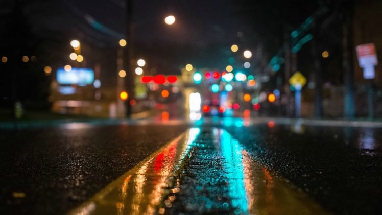 огни ночного города фото
