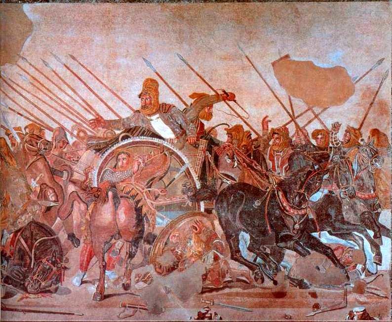 мозаика битва александра македонского с дарием фото