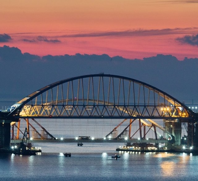 арка крымского моста фото