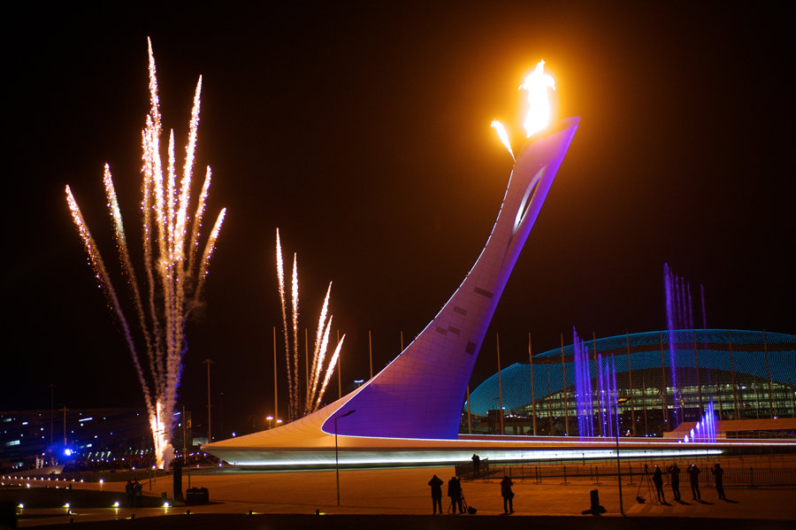 Олимпийский огонь картинка сочи