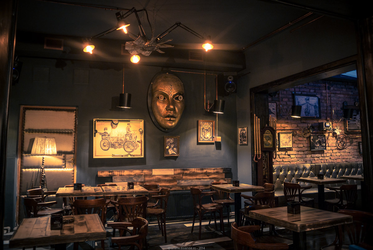 паб в стиле стимпанк в румынии joben bistro фото
