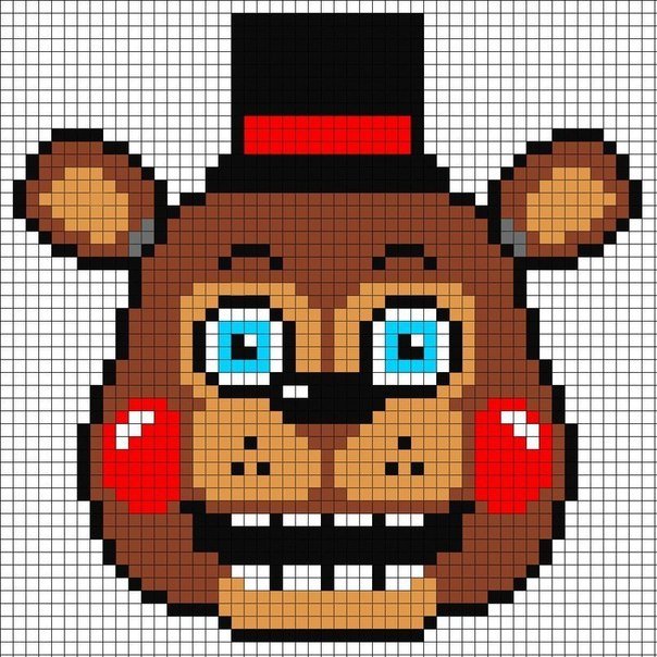 Risunki Po Kletochkam Animatroniki 39 Risunkov