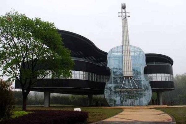 выставочный центр piano house, хуайнань, китай фото