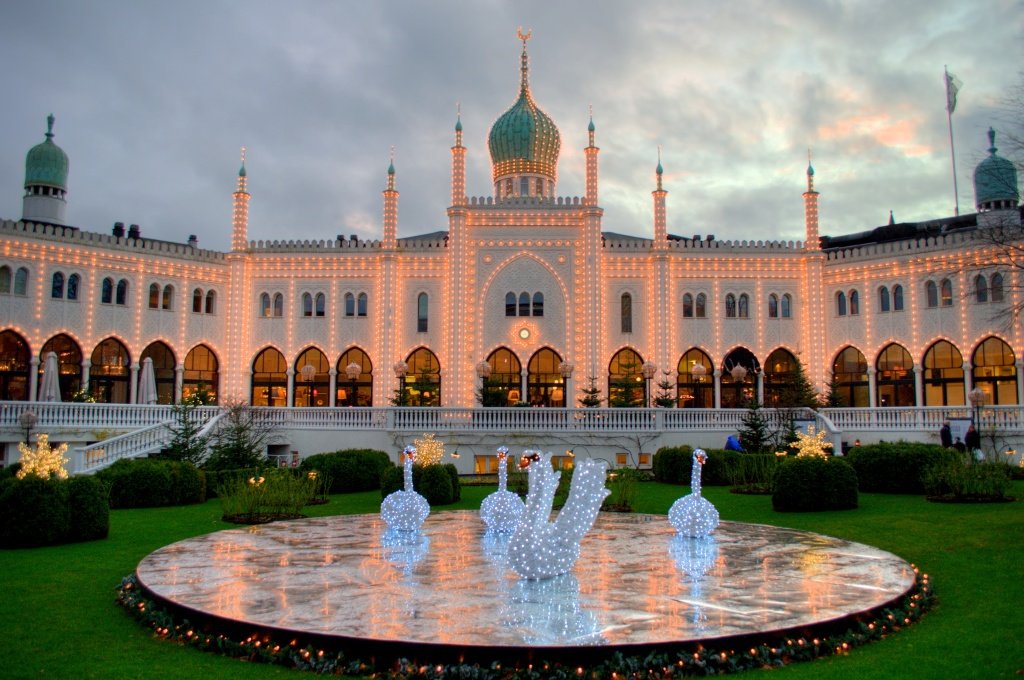 парк тиволи копенгаген фото