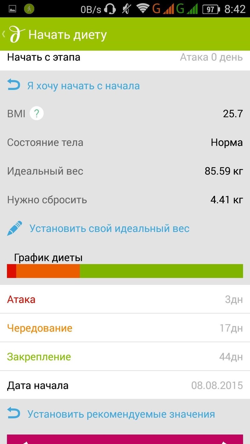 Программа Составления Меню