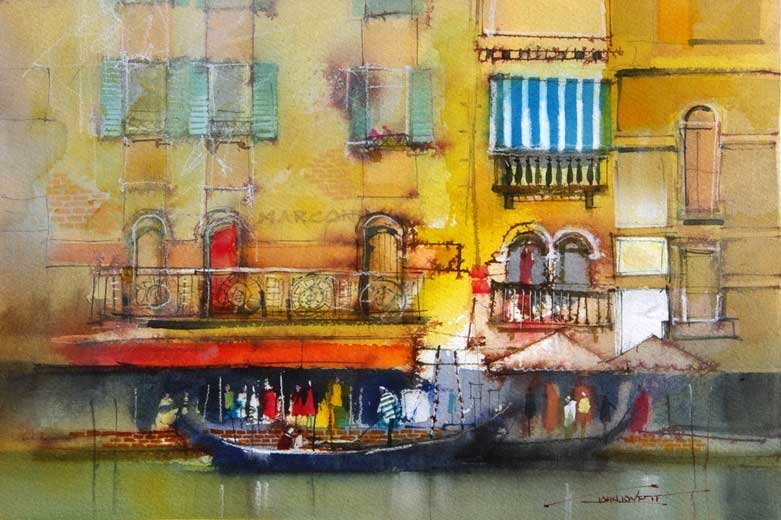 акварелист джон ловетт (john lovett). фото