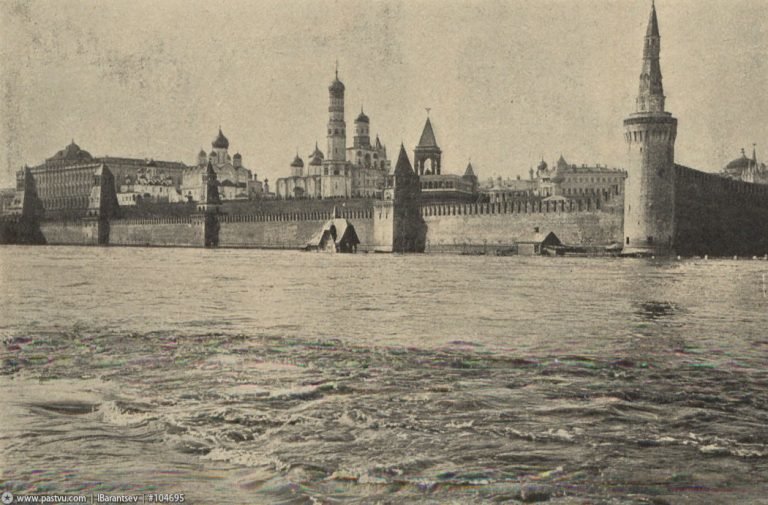 московское наводнение 1908 года фото
