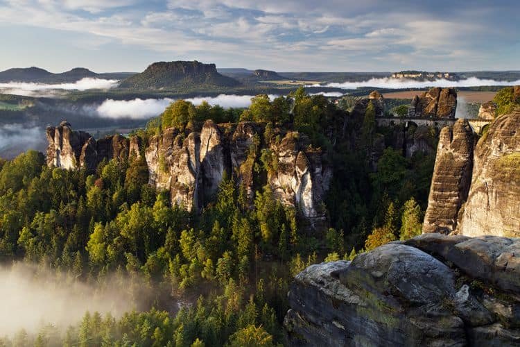 саксонская швейцария национальный парк фото