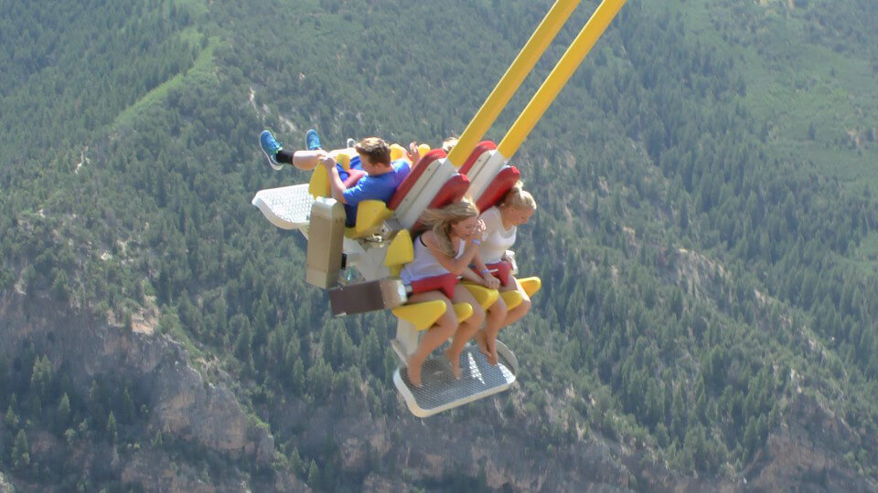 аттракцион giant canyon swing фото
