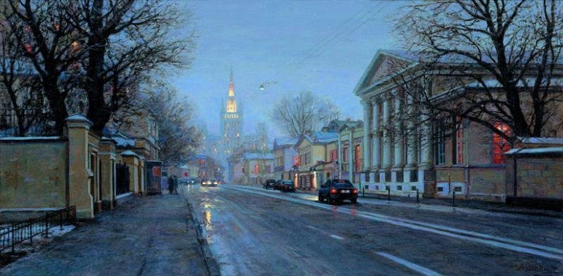 москва картина фото