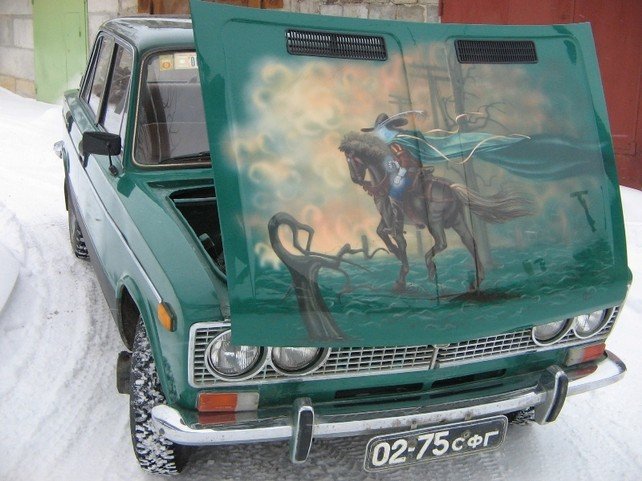 аэрография на жигули фото
