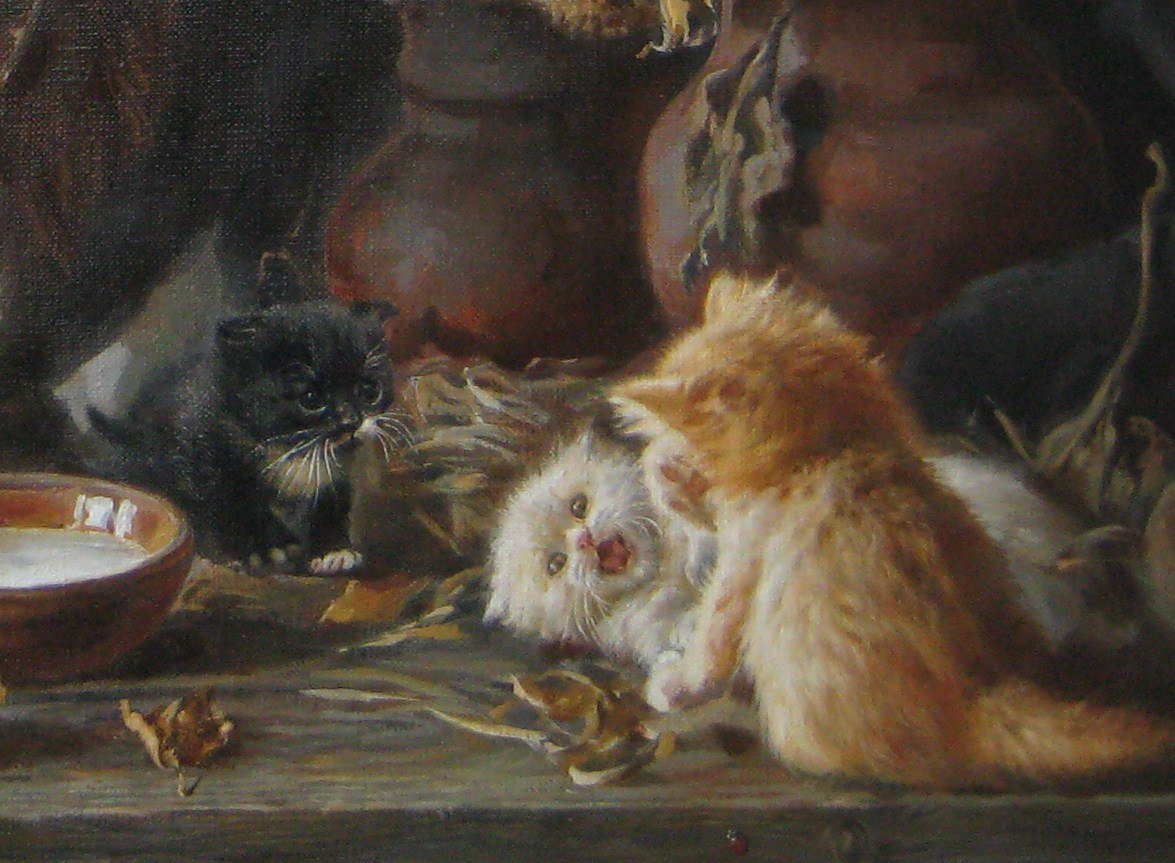котики в живописи фото