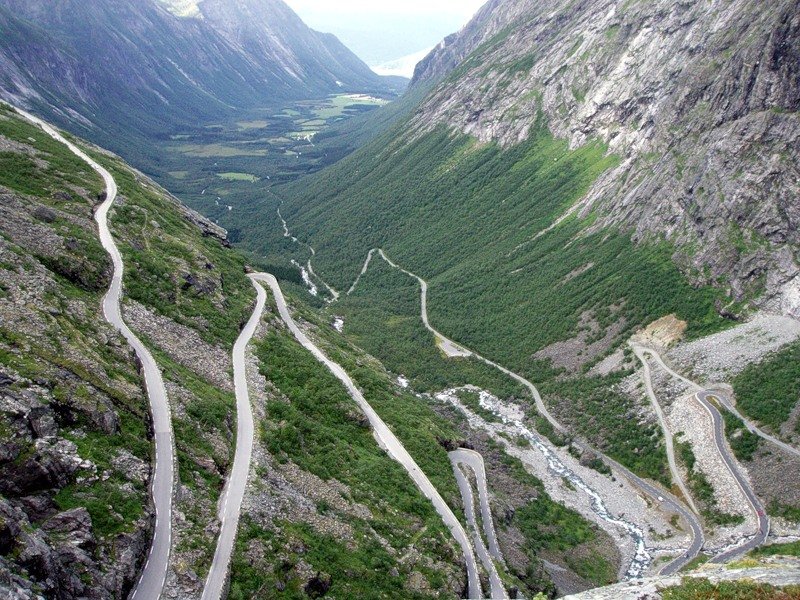 дорога троллей норвегия фото