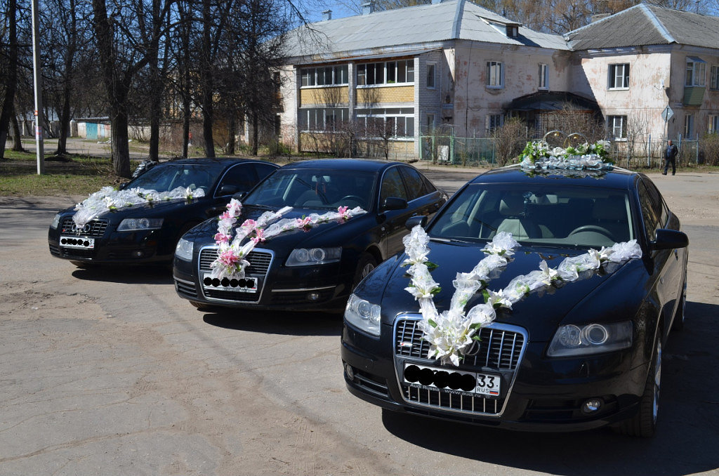 ауди а6 свадебная фото