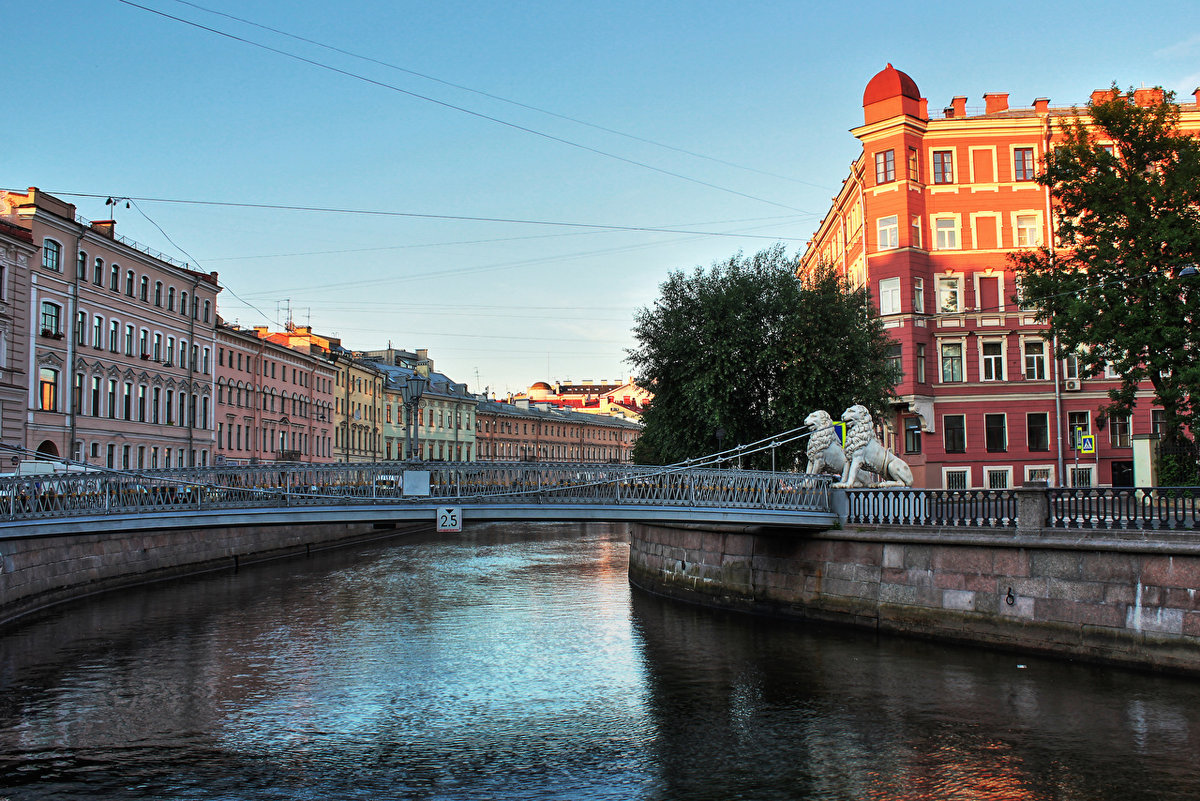 львиный мост санкт петербург фото