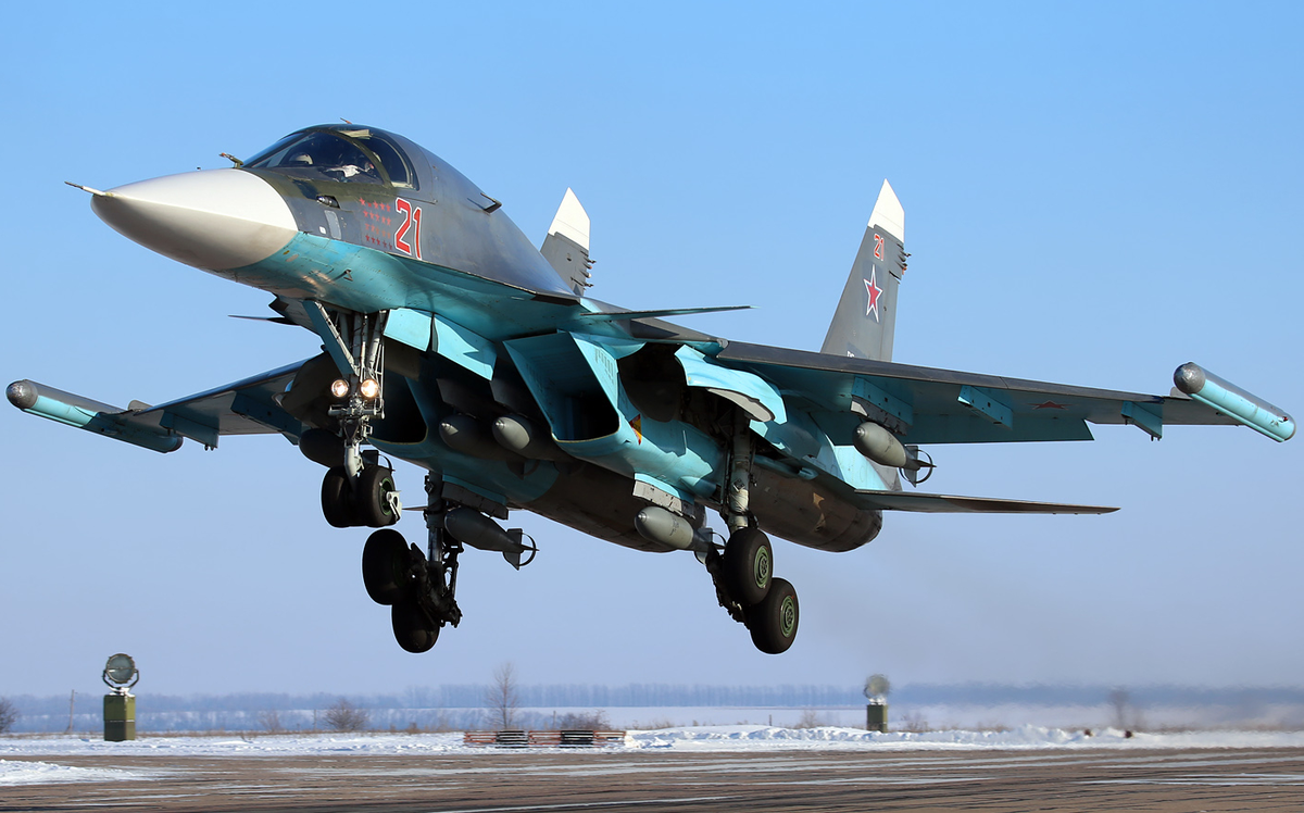 истребитель бомбардировщик су 34 фото