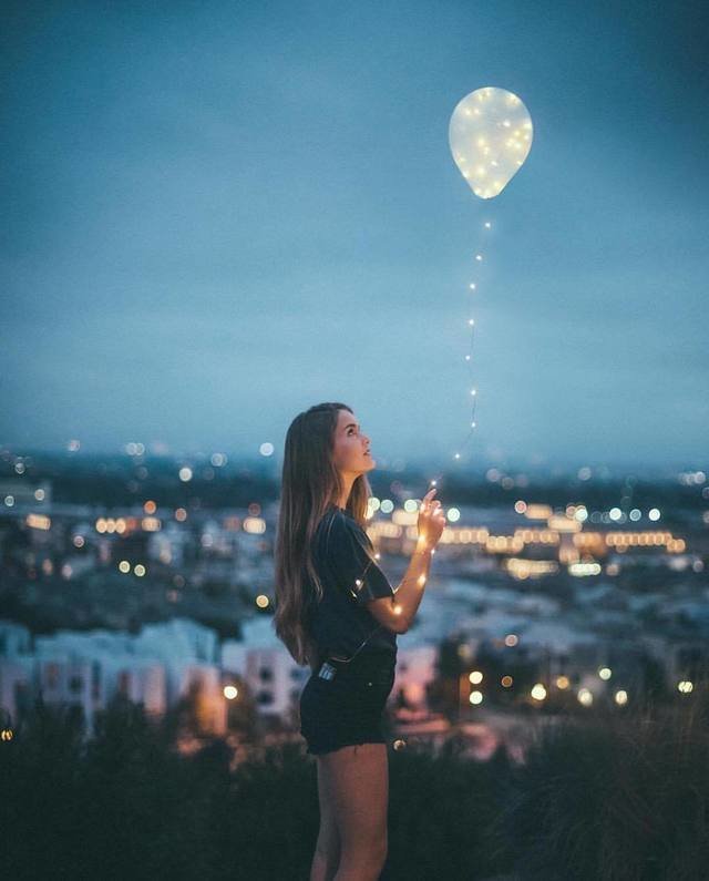 фотосессия с гирляндой фото
