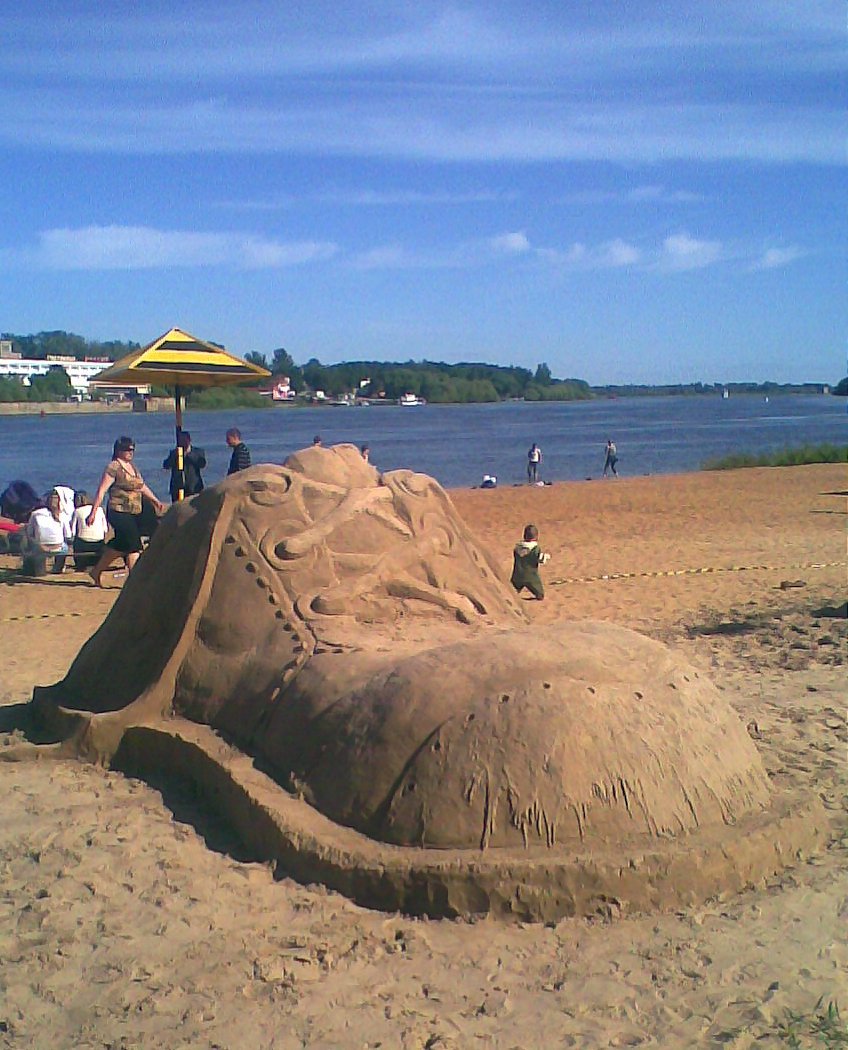 фигуры из песка фото