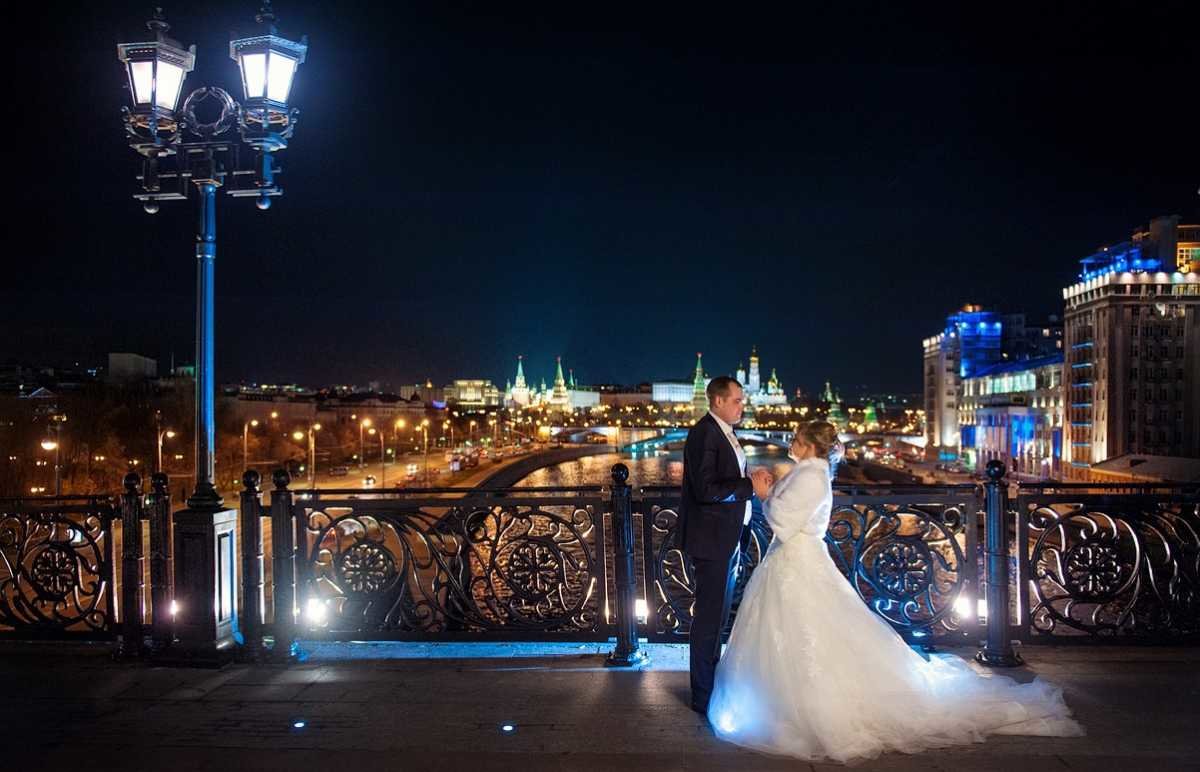 патриарший мост свадебная фотосессия фото