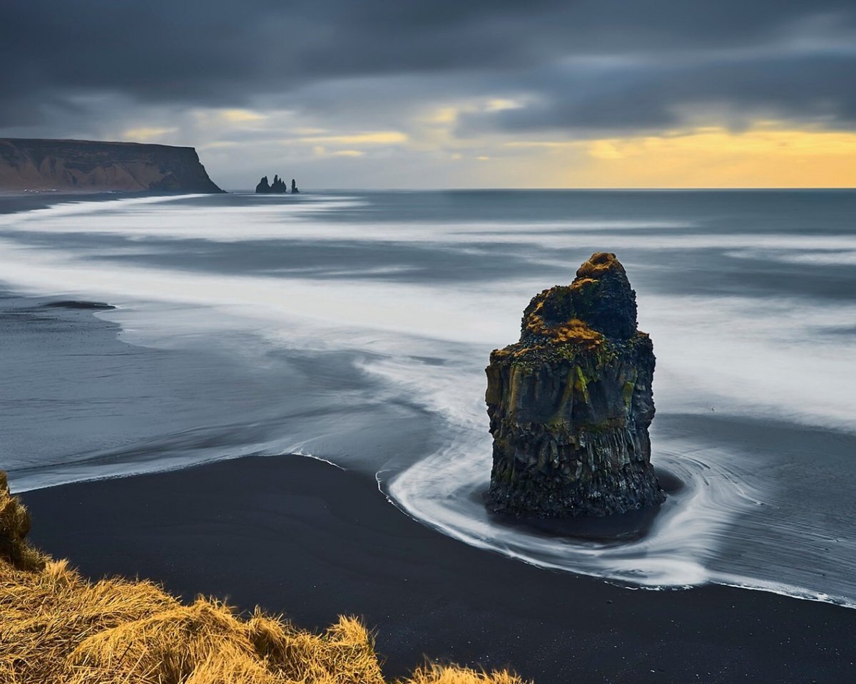 пляж рейнисфьяра исландия фото