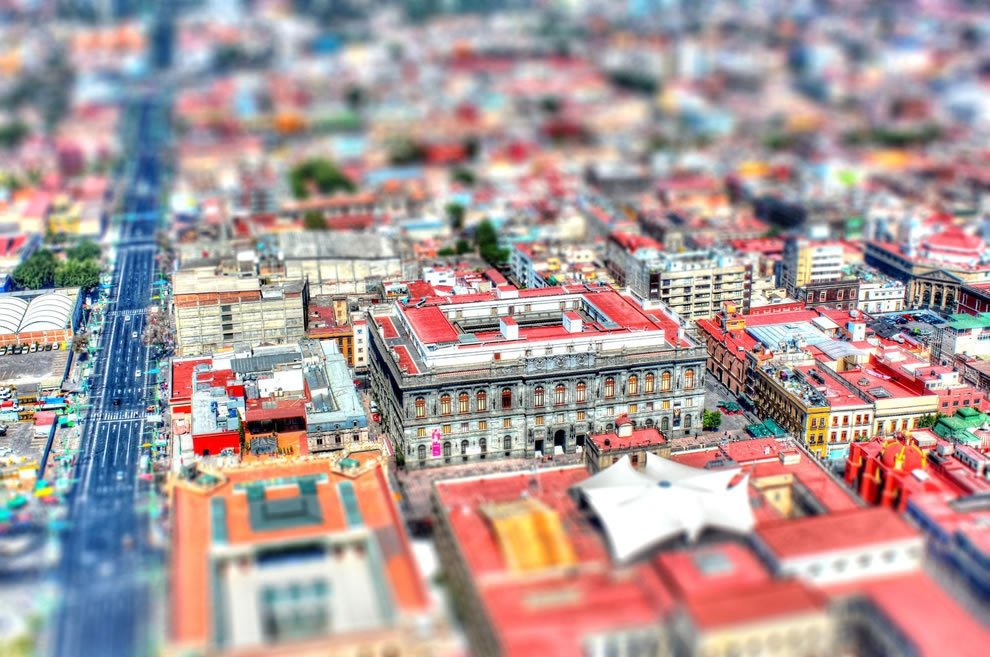 tilt shift эффект фото