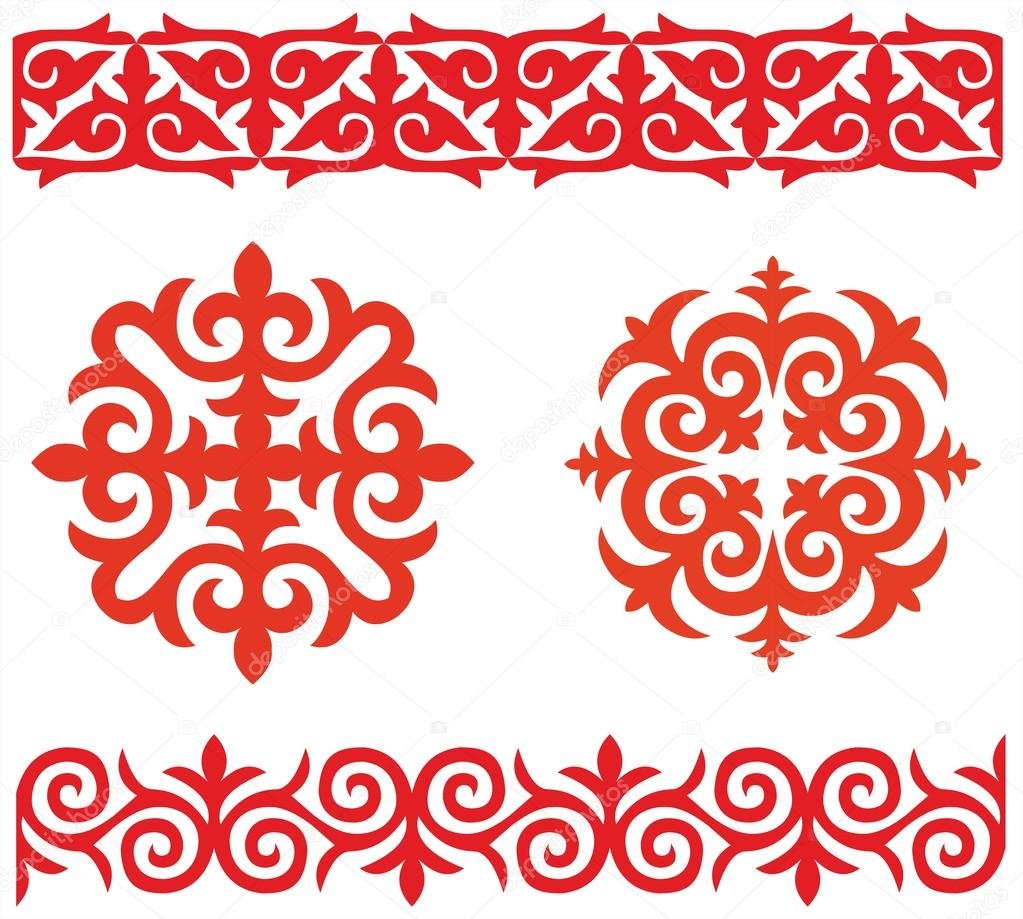 Sample kazakh patterns