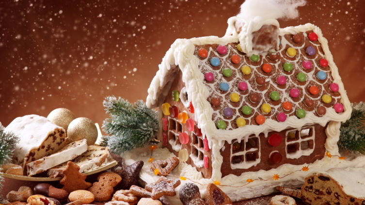 пряничный домик gingerbread house фото