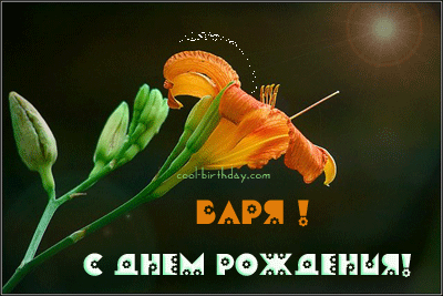 Варя с днем рождения картинки прикольные