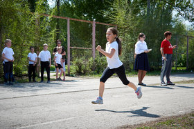 Фото 56. Соревнования по бегу в 1-х классах. Внеурочная деятельность