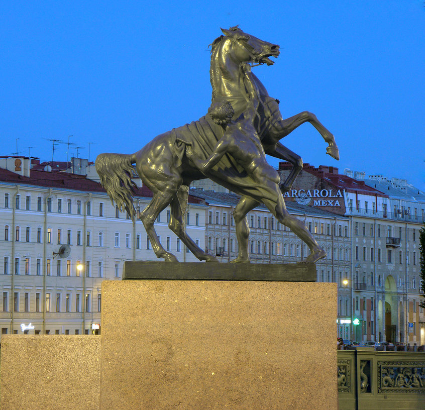 аничков мост в санкт петербурге фото