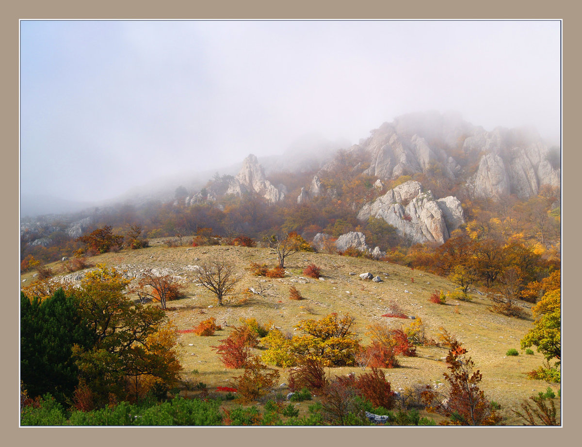 осень в горах фото