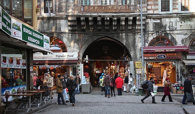 египетский базар в стамбуле фото