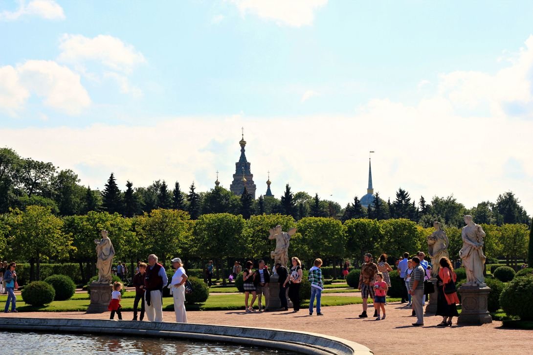 петергоф верхний парк фото