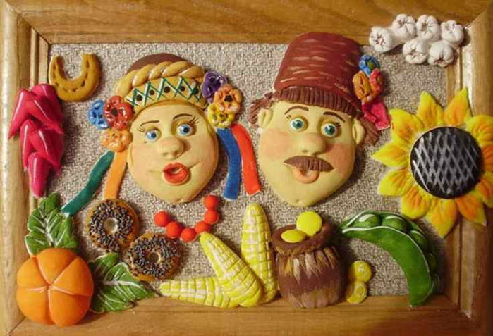 поделки из соленого теста фото