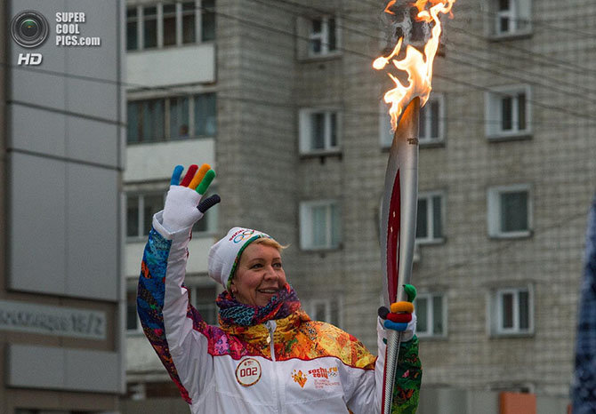 олимпийский огонь сочи 2014 фото