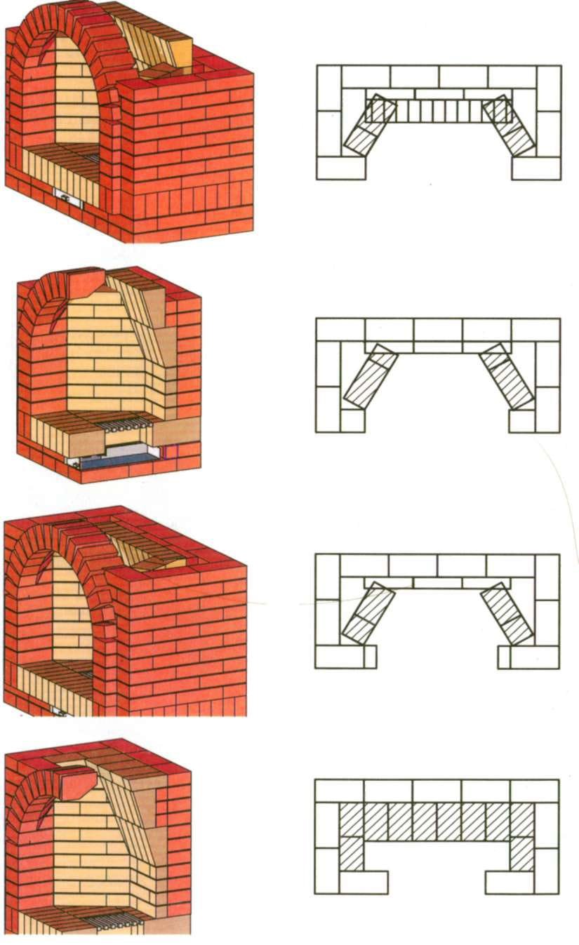 барбекю из кирпича кладочные чертежи