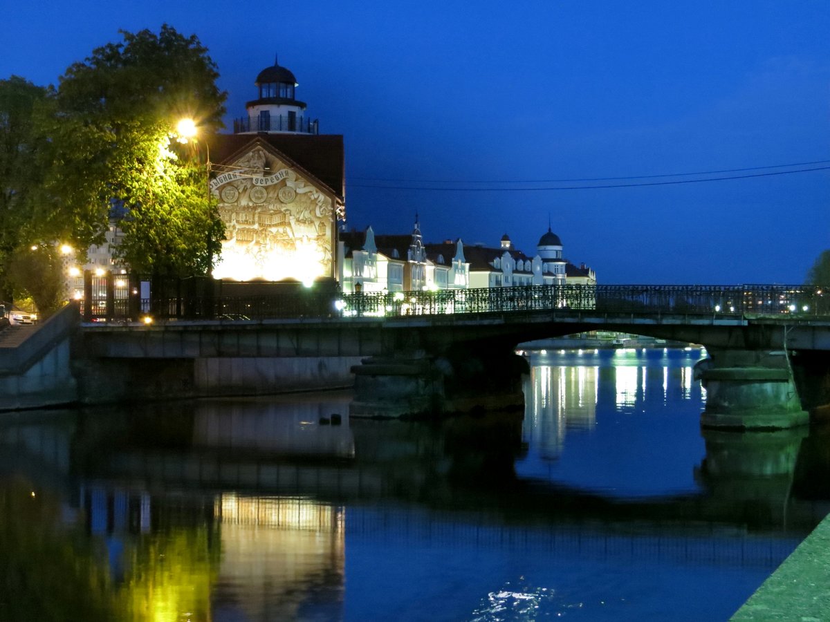 ночной весенний калининград фото