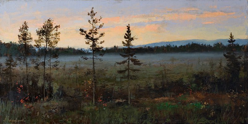 картина живопись болота фото