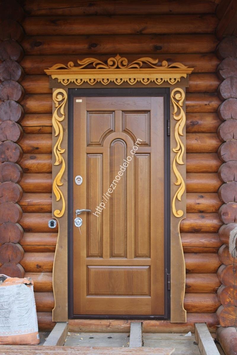 наличники на двери резные деревянные