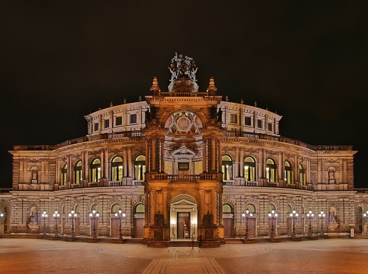 оперный театр земпера дрезден фото