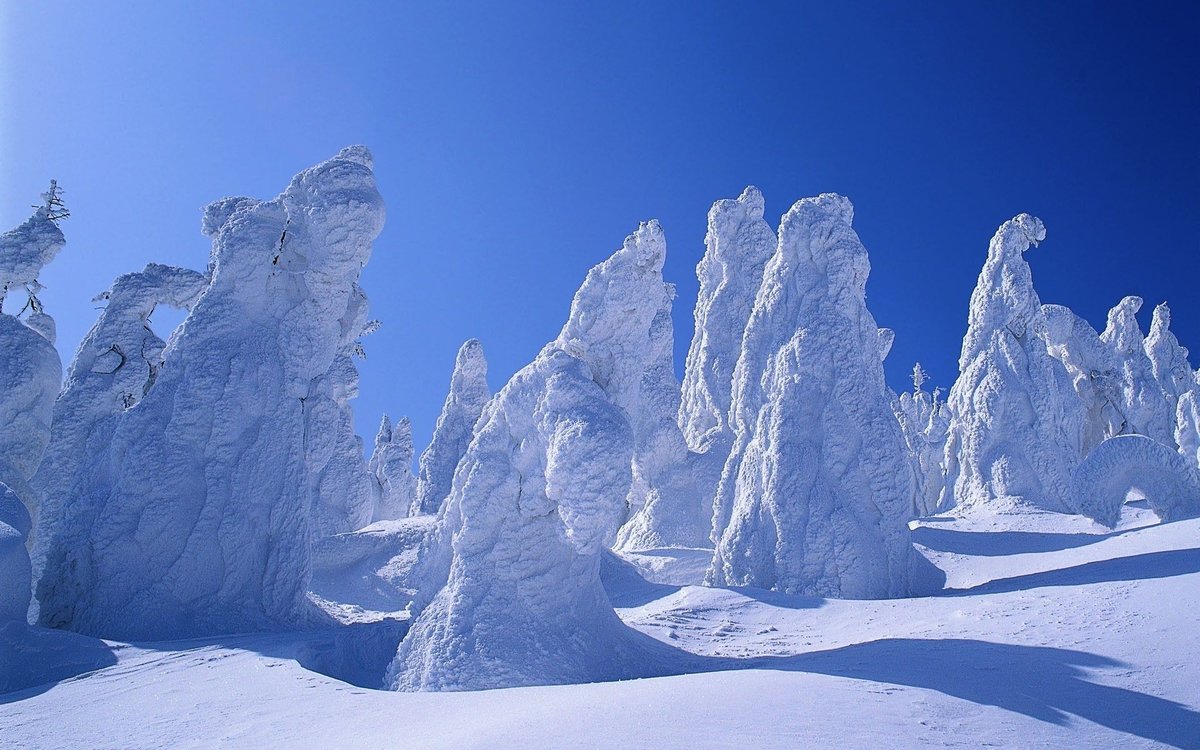 снег фото