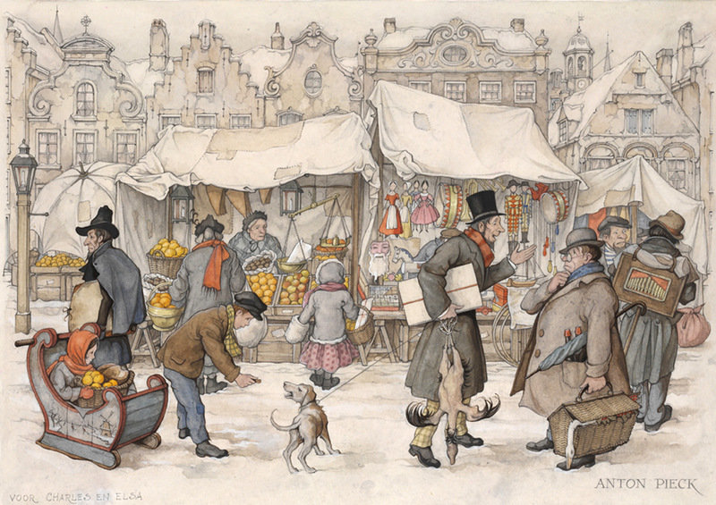 антон пик anton pieck (1895-1986 фото