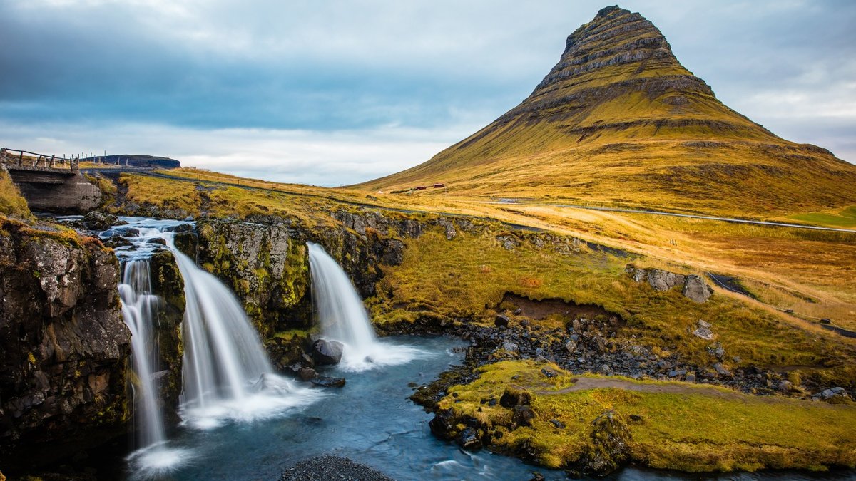 водопад годафосс, исландия фото