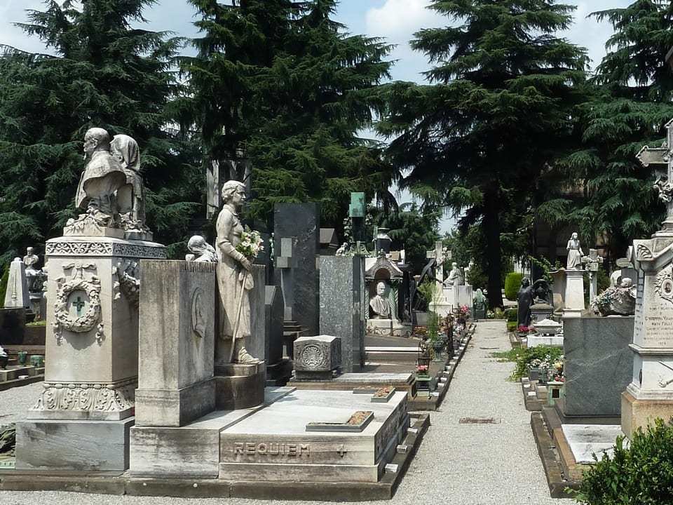 милан кладбище монументале фото