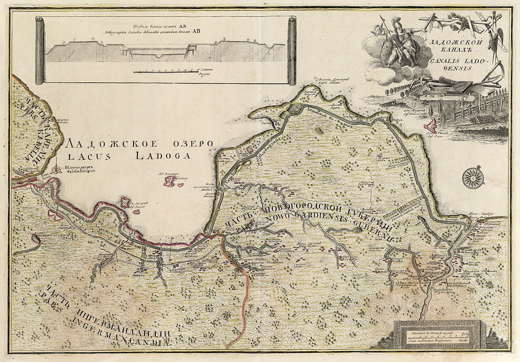 12 мая 1731 года началось судоходство по Ладожскому каналу
