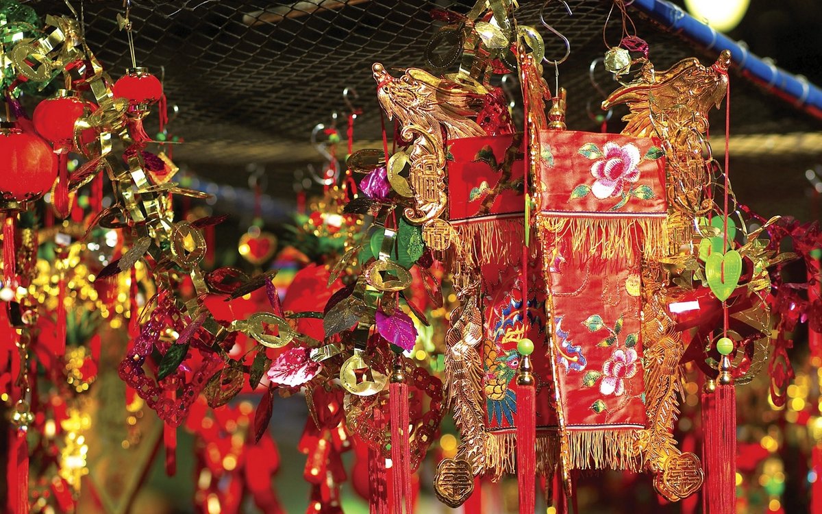 китайские украшения на новый год
