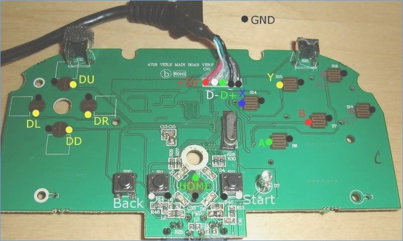 Xbox 360 Controller Wiring Diagram