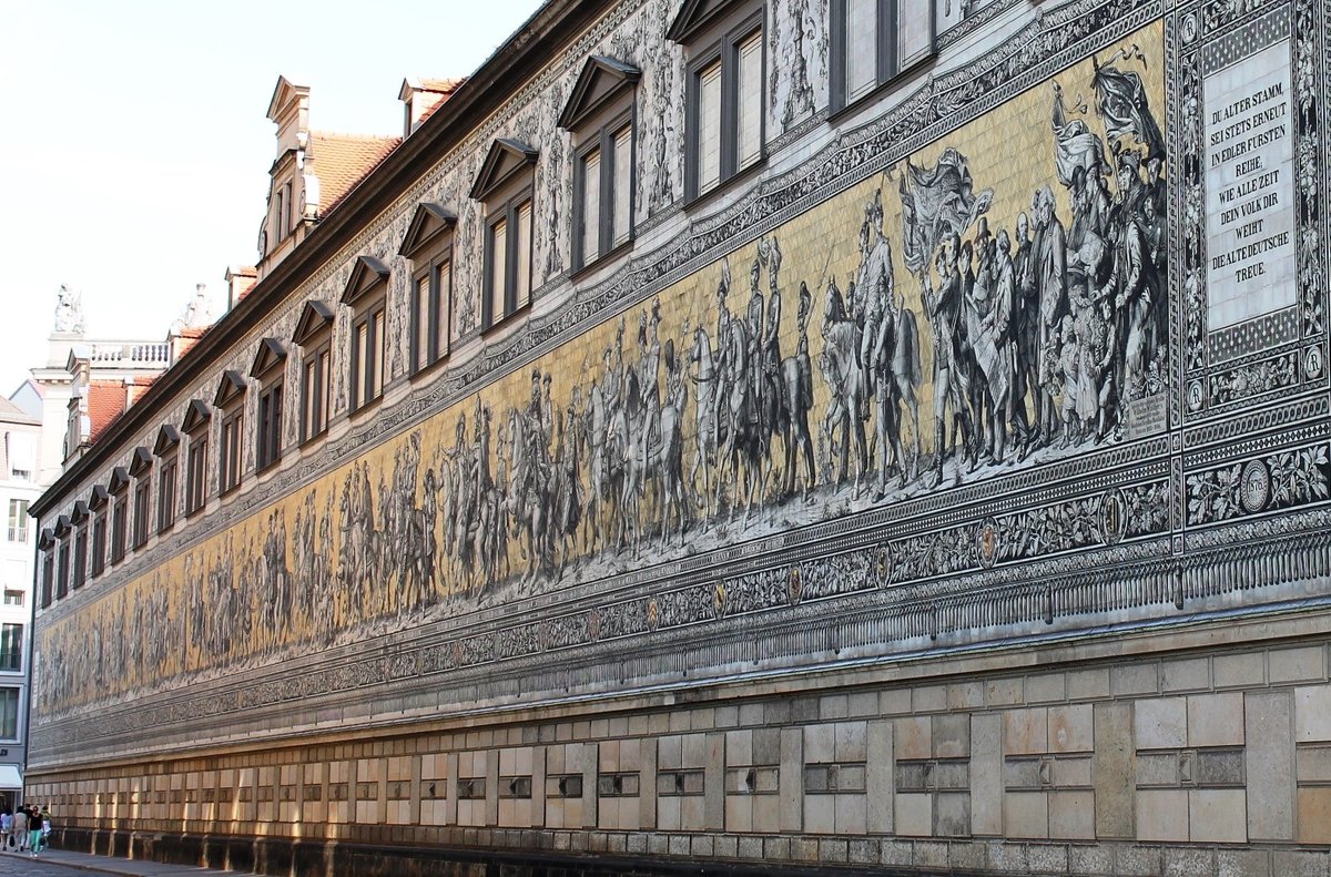 стена «шествие королей», дрезден фото