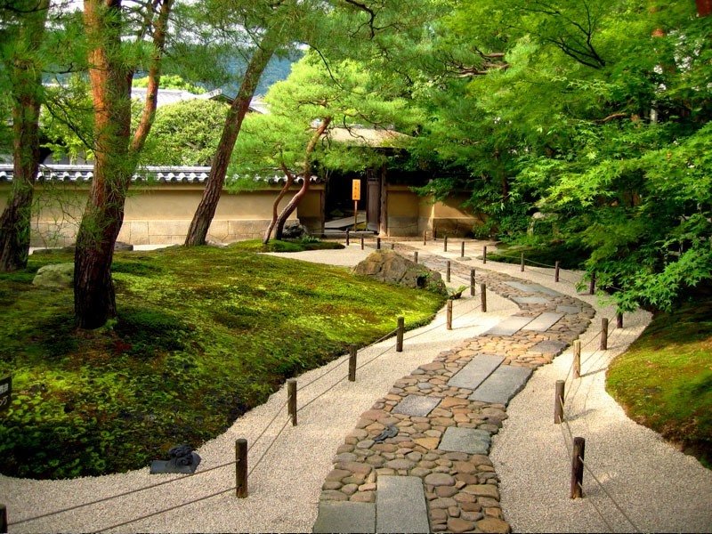 дорожки в японском саду