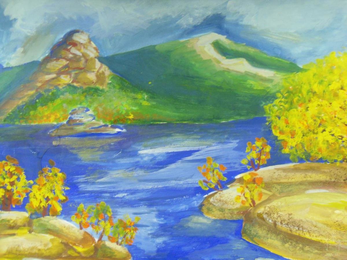 пейзажи крыма рисунки фото